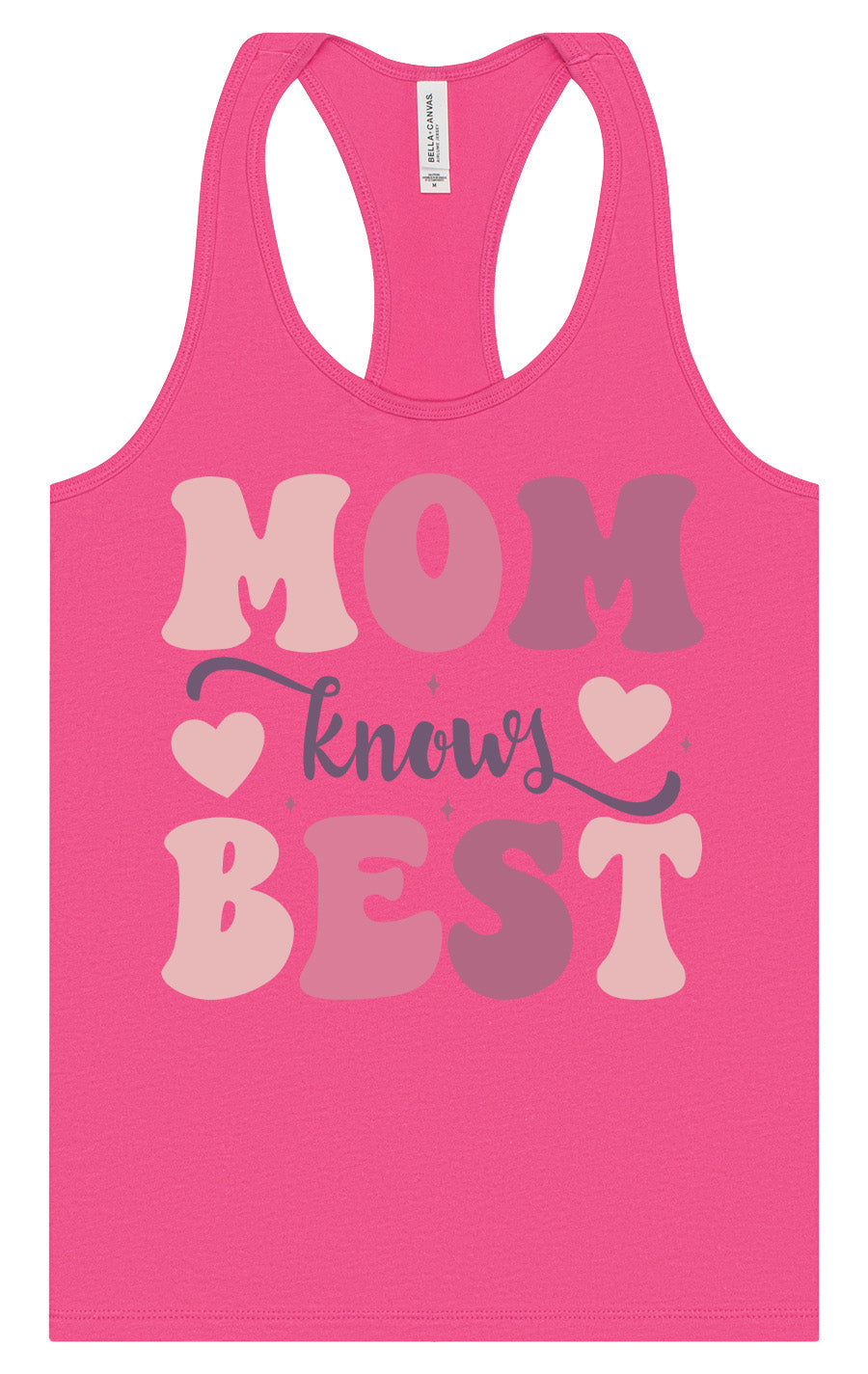 Mom Knows Best Women's Racerback Tank