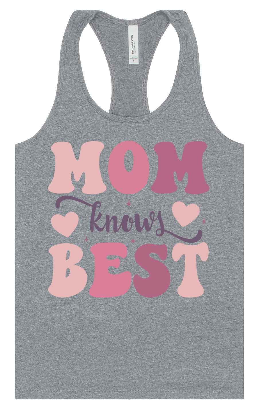 Mom Knows Best Women's Racerback Tank