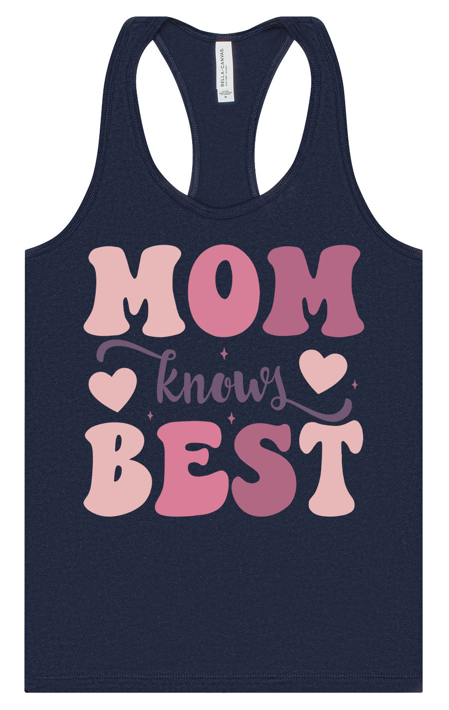 Mom Knows Best Women's Racerback Tank