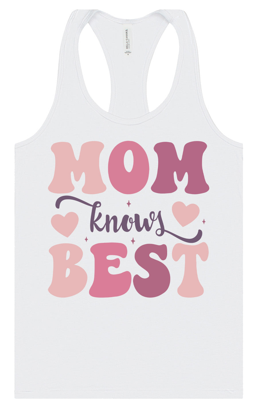 Mom Knows Best Women's Racerback Tank