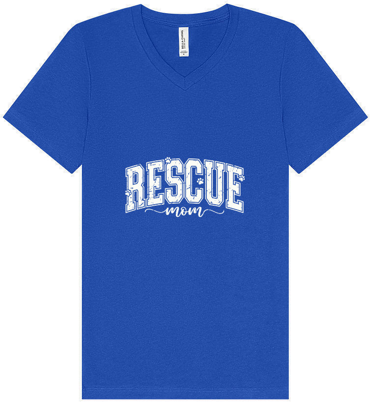 Rescue Mom Unisex V-Neck Shirt