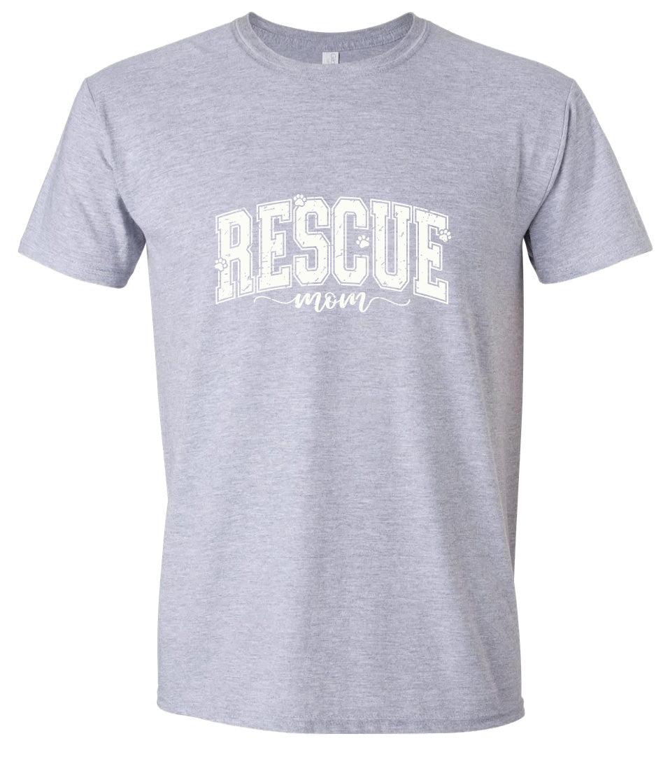 Rescue Mom Adult Gildan Soft Shirt