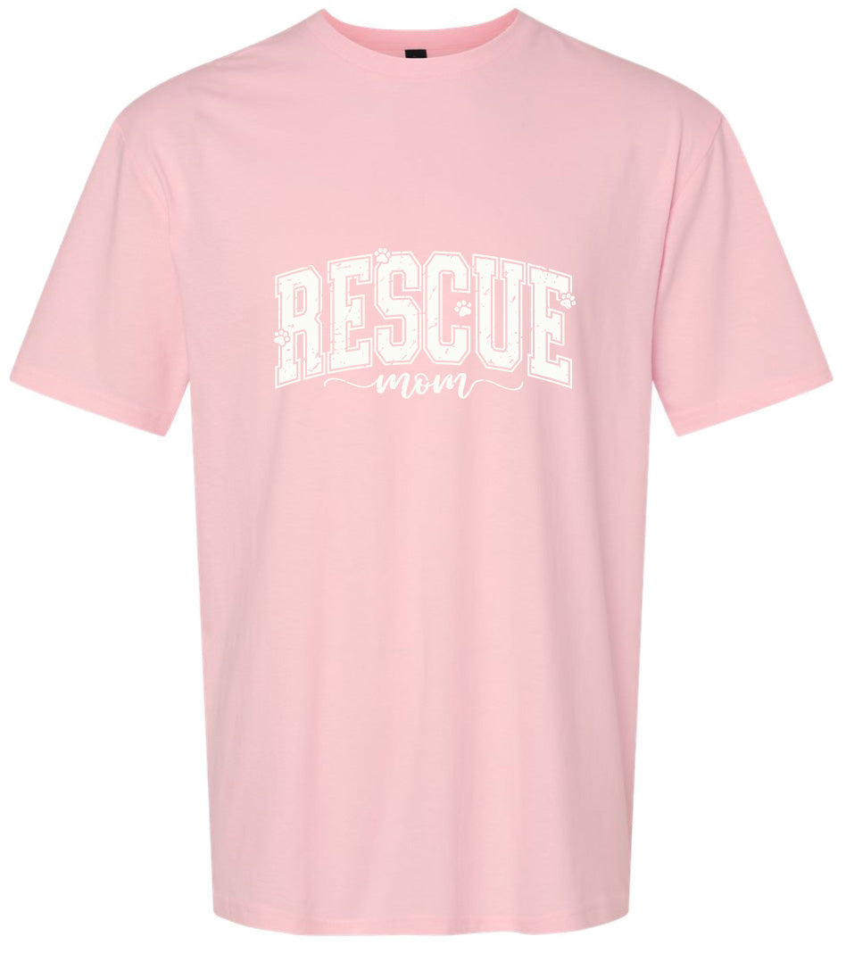 Rescue Mom Adult Gildan Soft Shirt