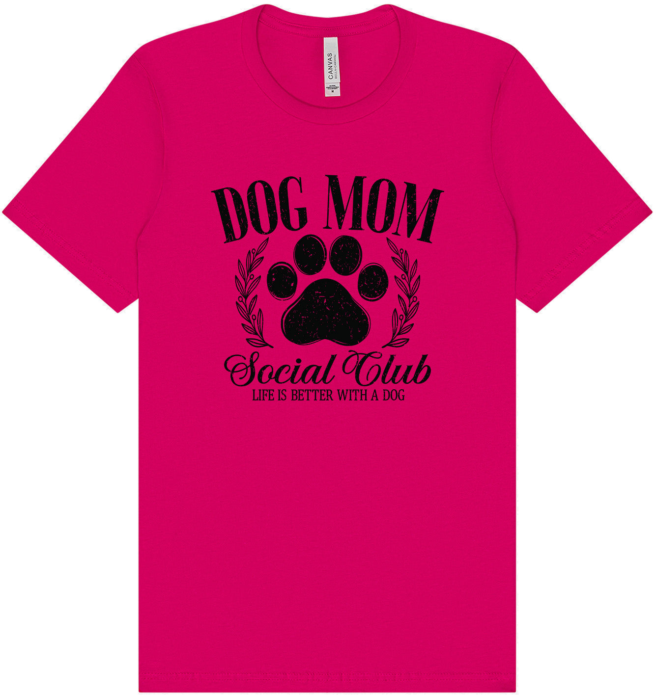 Dog Mom Social Club Adult Bella Canvas Shirt