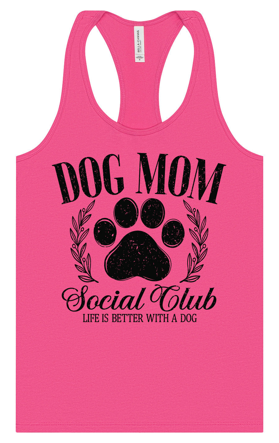 Dog Mom Social Club Women's Racerback Tank