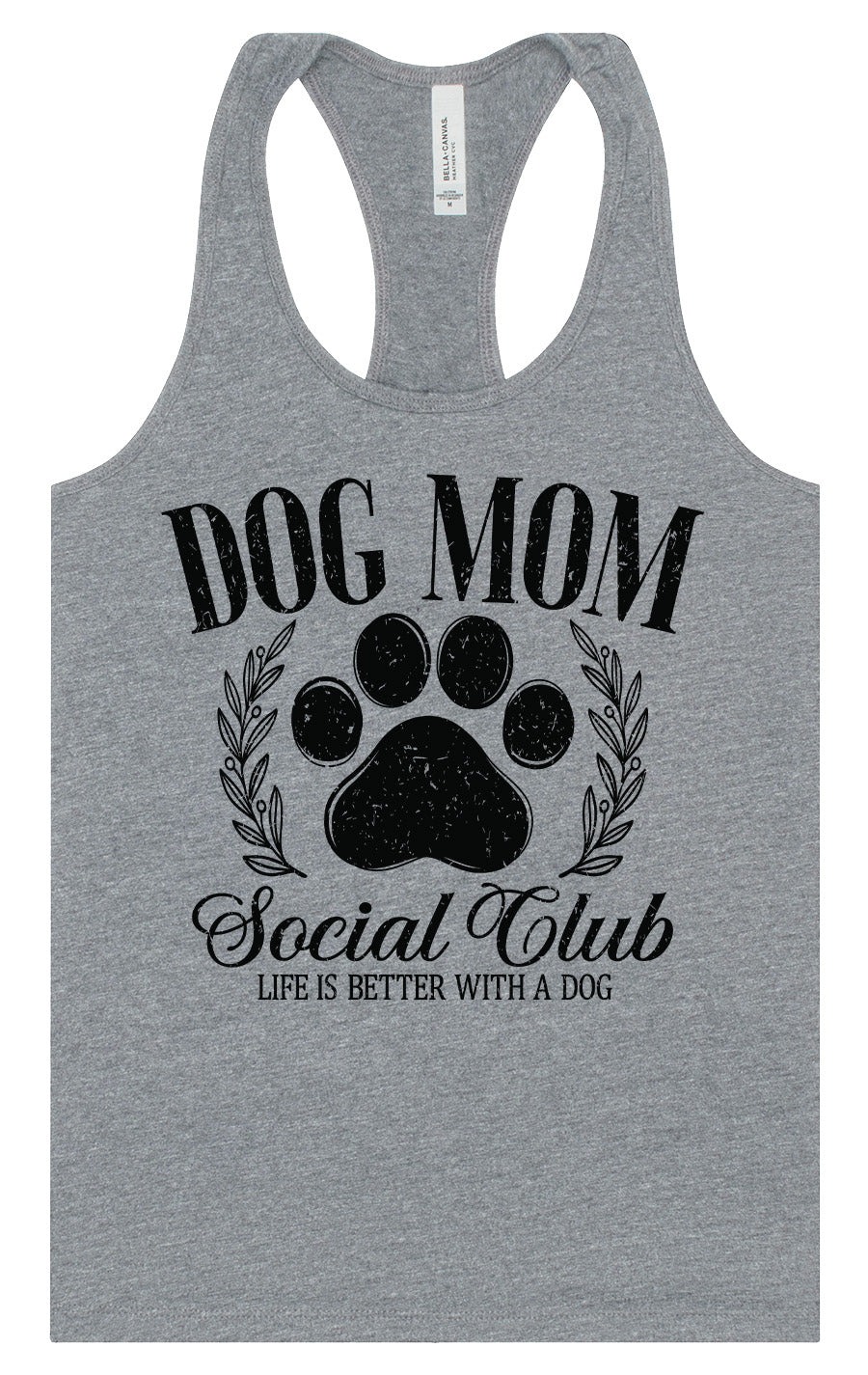 Dog Mom Social Club Women's Racerback Tank