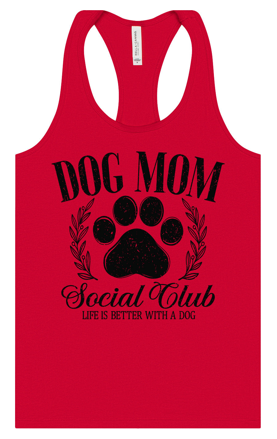 Dog Mom Social Club Women's Racerback Tank