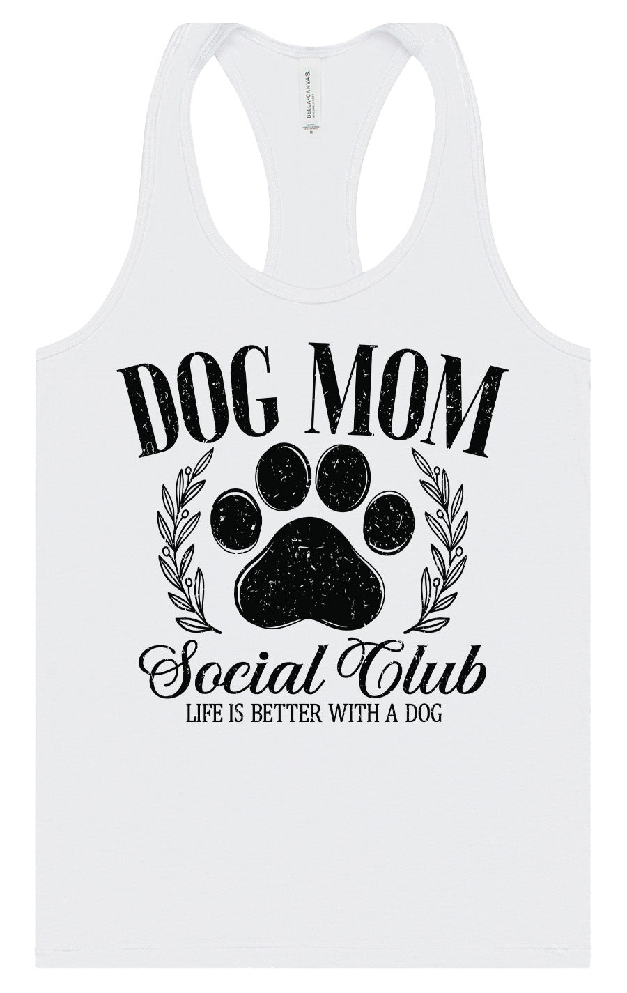 Dog Mom Social Club Women's Racerback Tank
