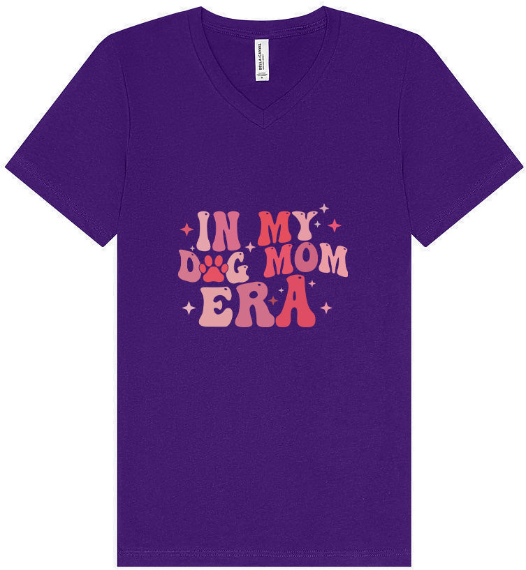 Dog Mom Era Unisex V-Neck Shirt