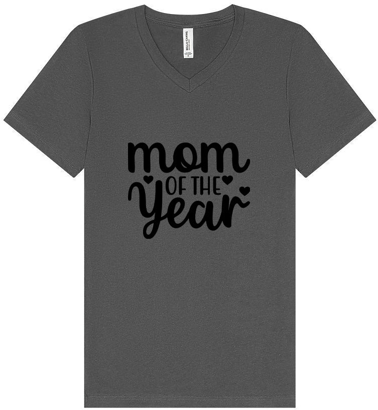 Mom of the Year Unisex V-Neck Shirt