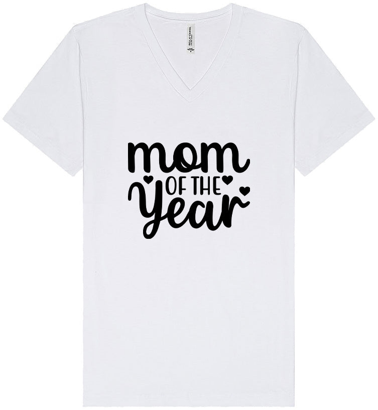 Mom of the Year Unisex V-Neck Shirt