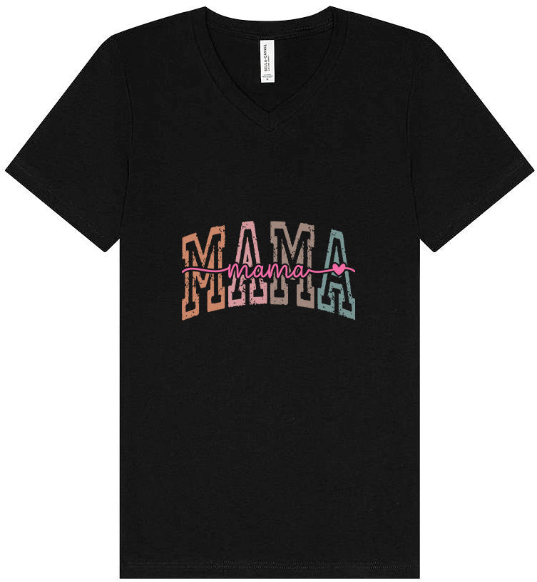 Retro Mama Unisex V-Neck Shirt