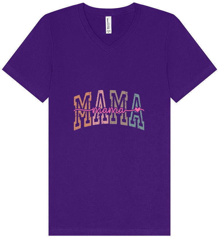 Retro Mama Unisex V-Neck Shirt