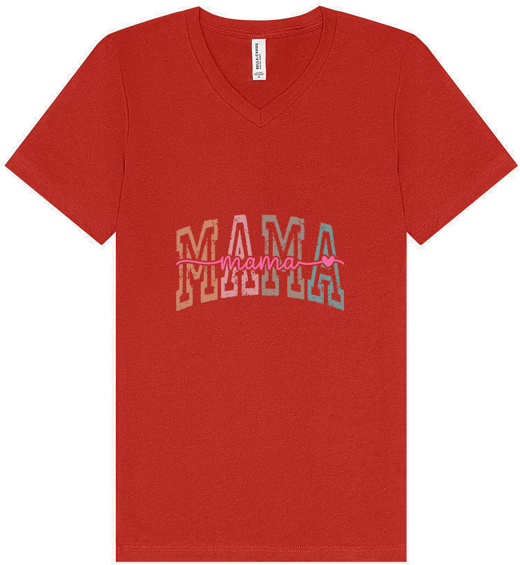 Retro Mama Unisex V-Neck Shirt