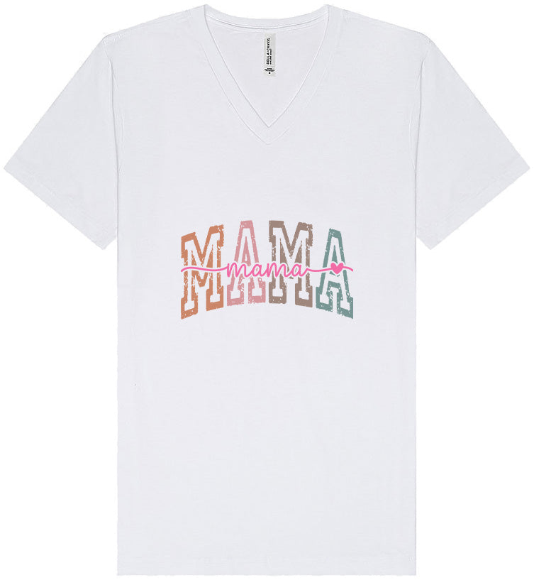 Retro Mama Unisex V-Neck Shirt