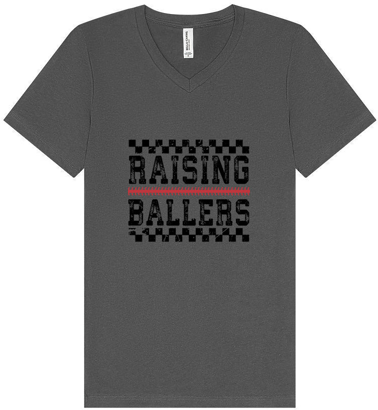 Raising Ballers Unisex V-Neck Shirt