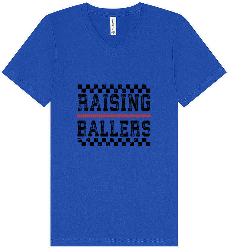 Raising Ballers Unisex V-Neck Shirt