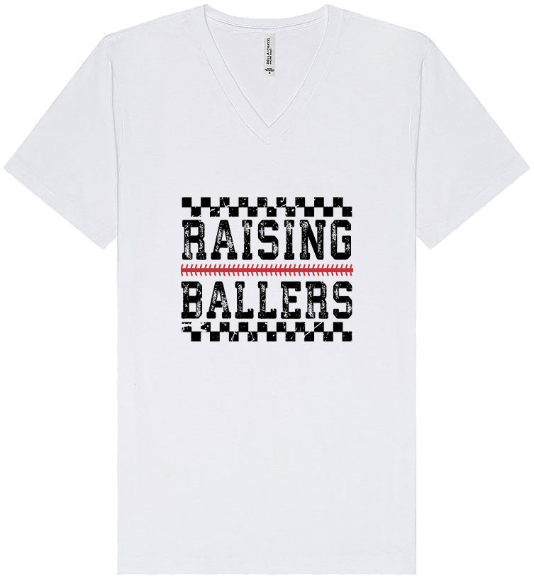 Raising Ballers Unisex V-Neck Shirt