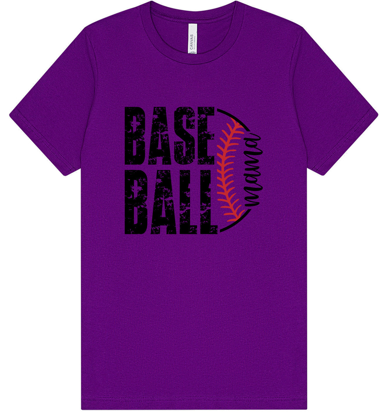 Baseball Mama Adult Bella Canvas Shirt