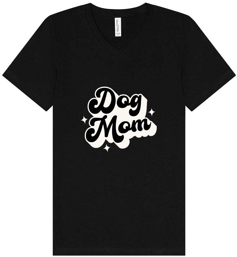 Dog Mom Unisex V-Neck Shirt