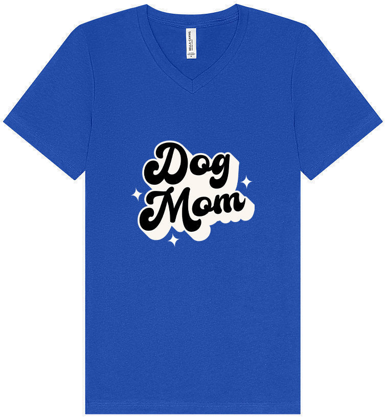 Dog Mom Unisex V-Neck Shirt