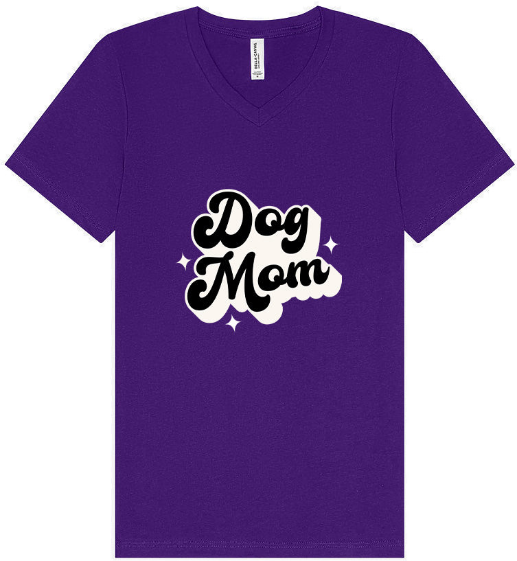 Dog Mom Unisex V-Neck Shirt