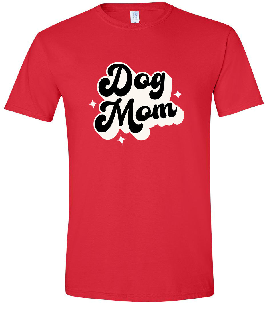 Dog Mom Adult Gildan Soft Shirt