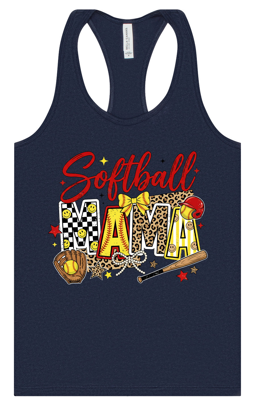 Softball Mama Women's Racerback Tank