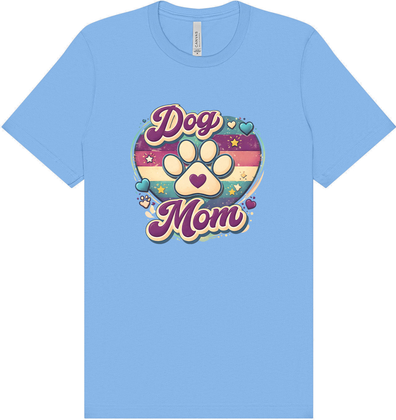 Retro Dog Mom Adult Bella Canvas Shirt