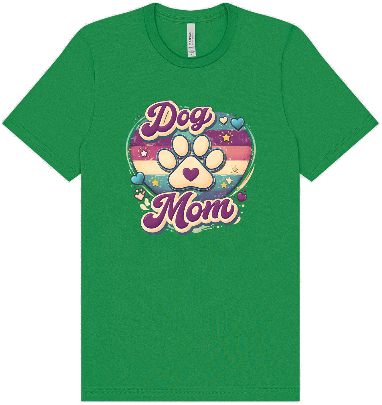 Retro Dog Mom Adult Bella Canvas Shirt