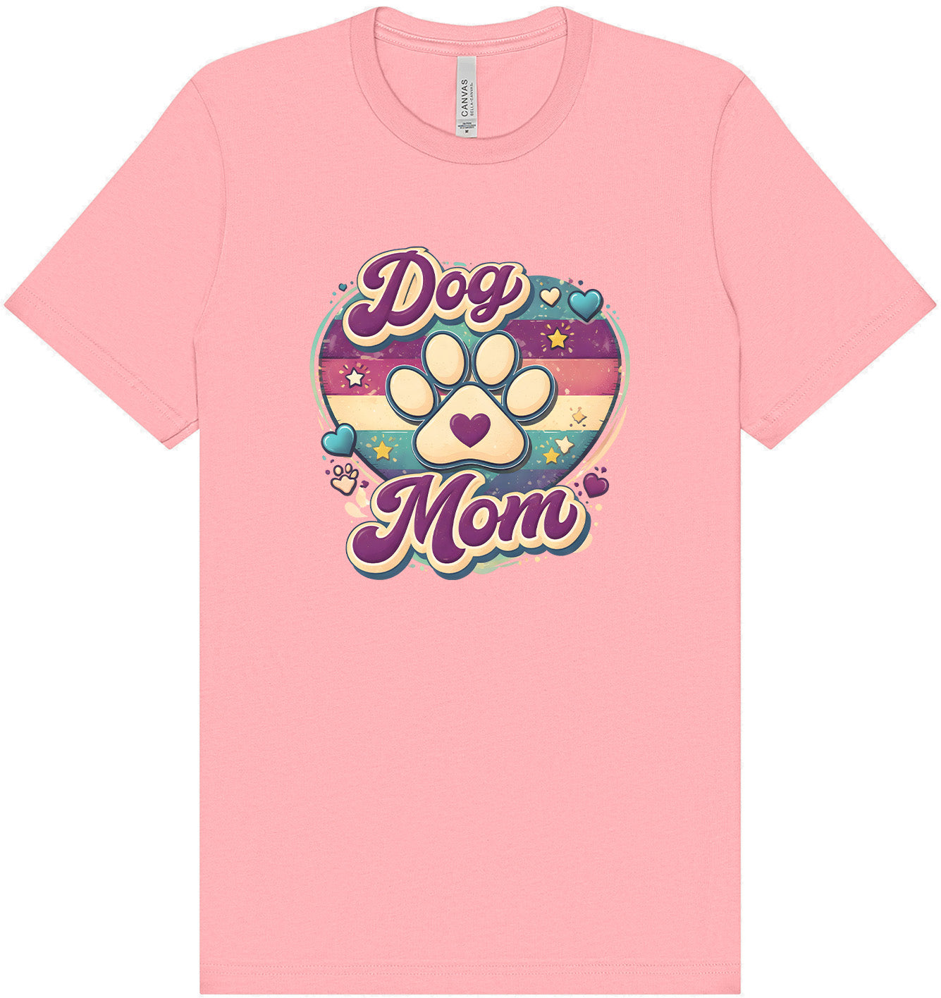 Retro Dog Mom Adult Bella Canvas Shirt