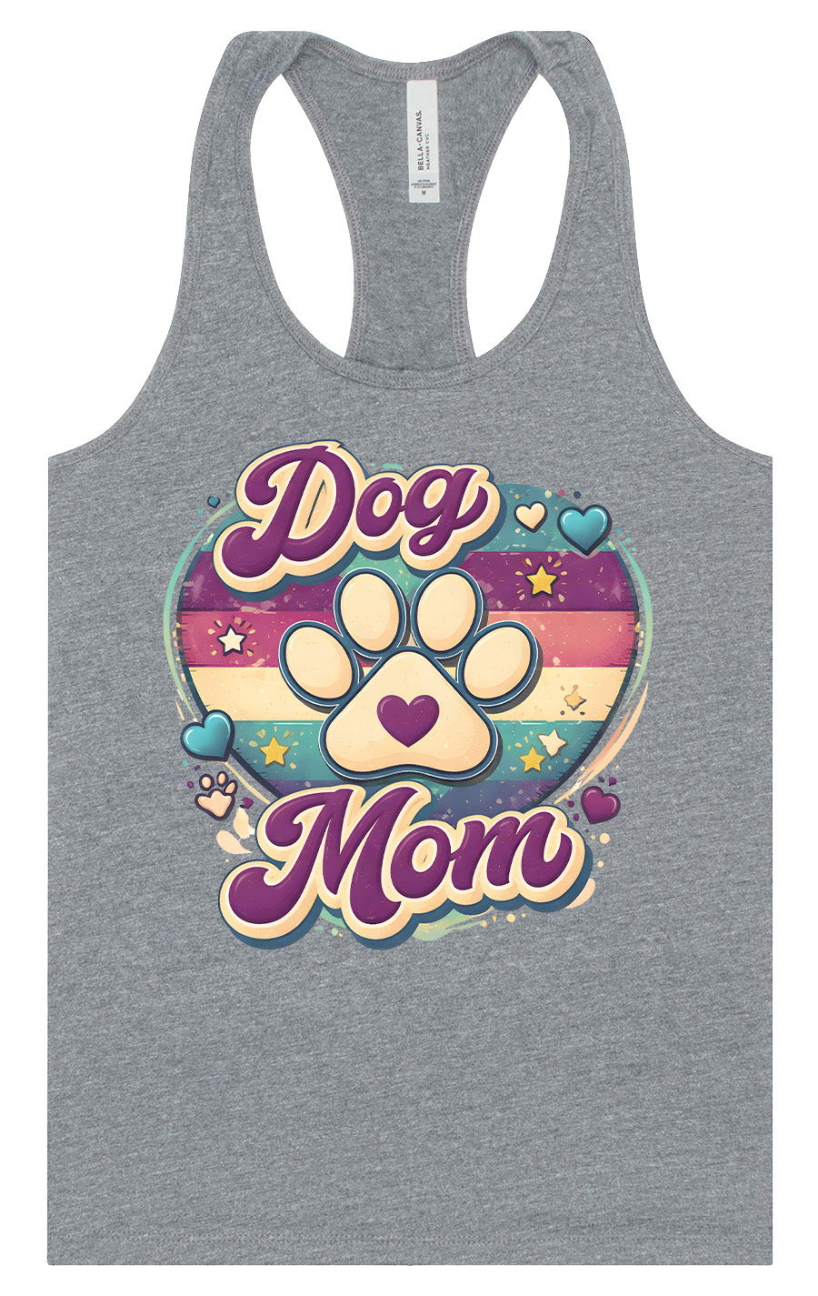 Retro Dog Mom Women's Racerback Tank