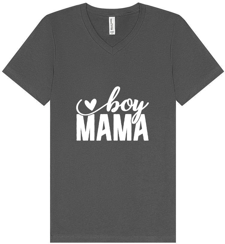 Boy Mama Unisex V-Neck Shirt