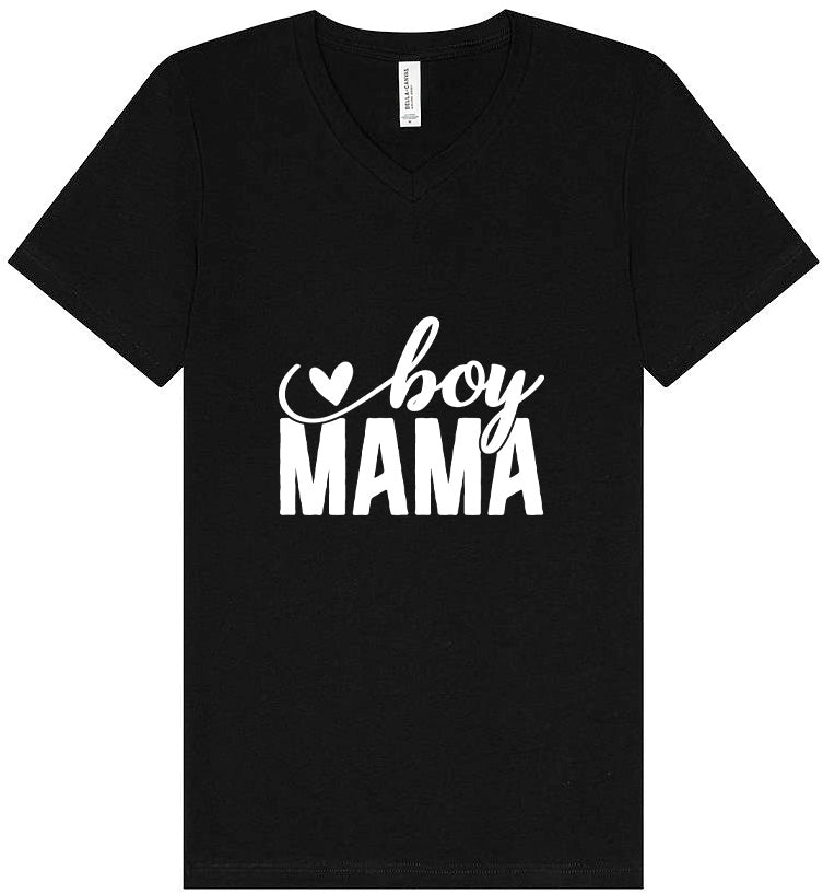 Boy Mama Unisex V-Neck Shirt