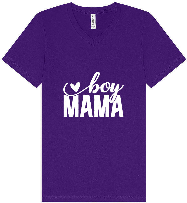 Boy Mama Unisex V-Neck Shirt