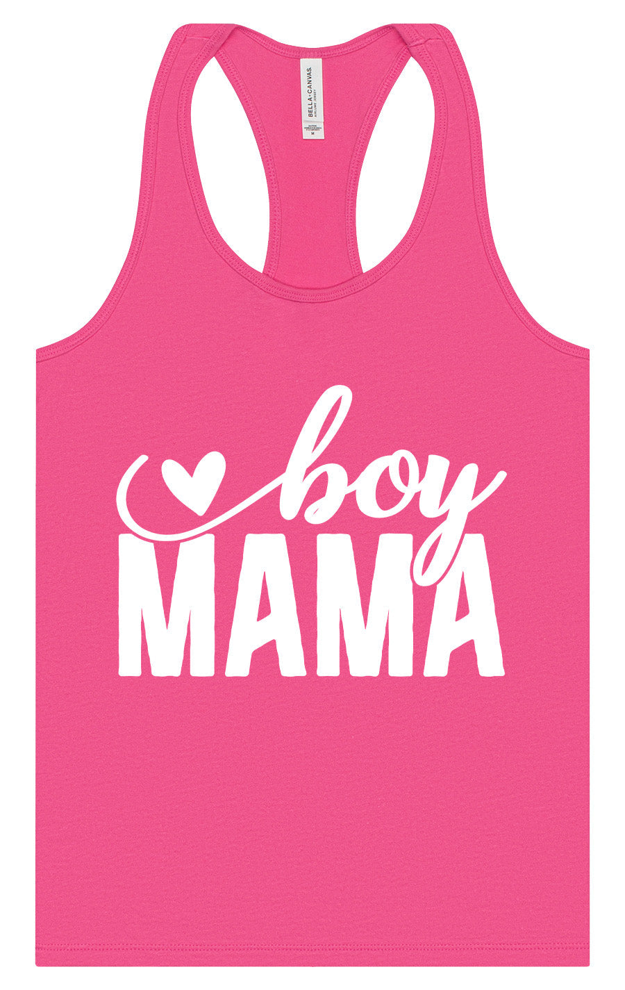 Boy Mama Women's Racerback Tank