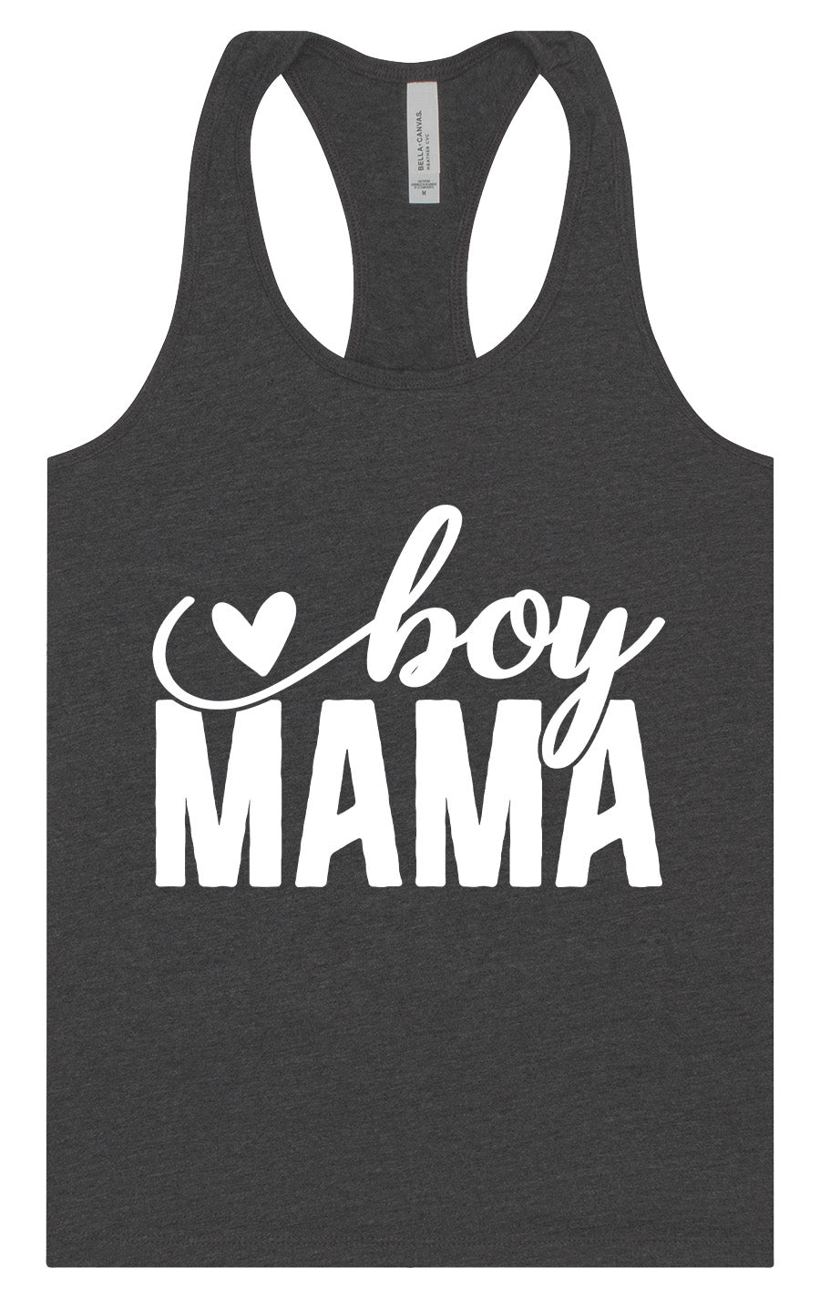 Boy Mama Women's Racerback Tank