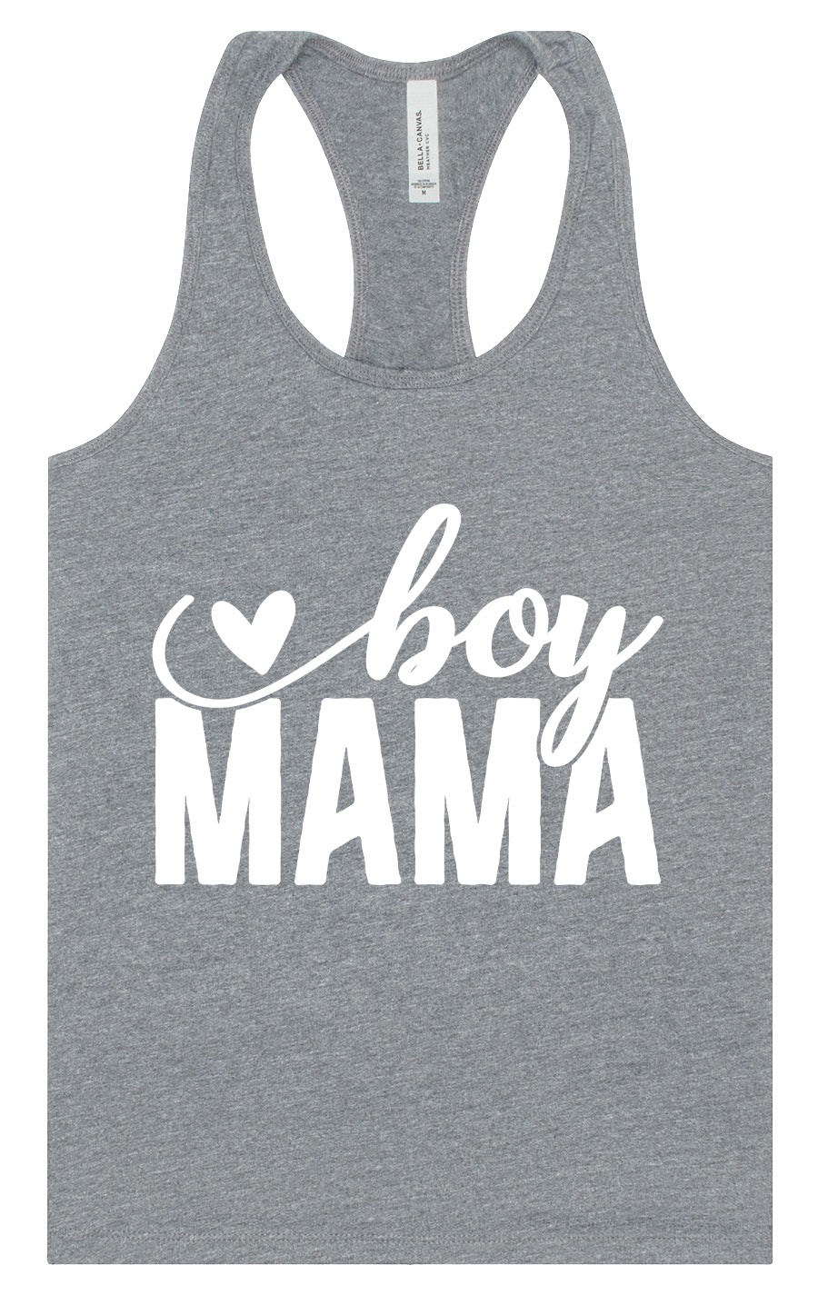 Boy Mama Women's Racerback Tank