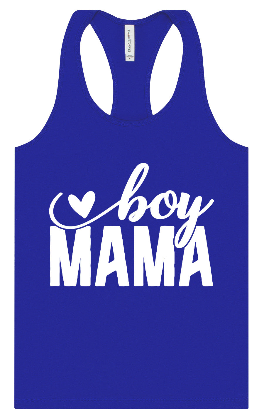 Boy Mama Women's Racerback Tank