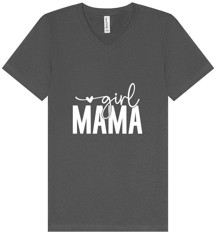 Girl Mama Unisex V-Neck Shirt