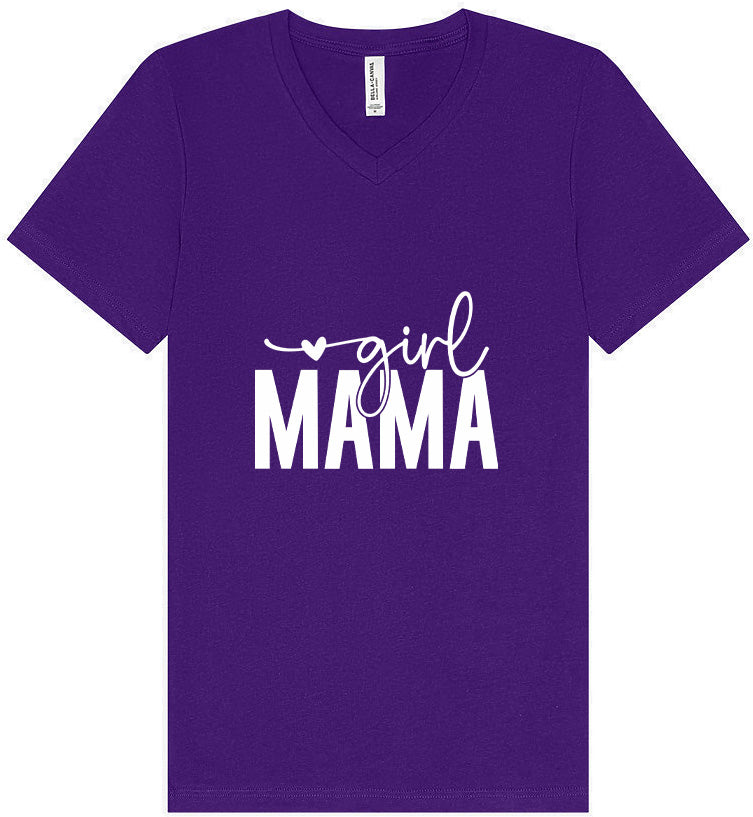 Girl Mama Unisex V-Neck Shirt