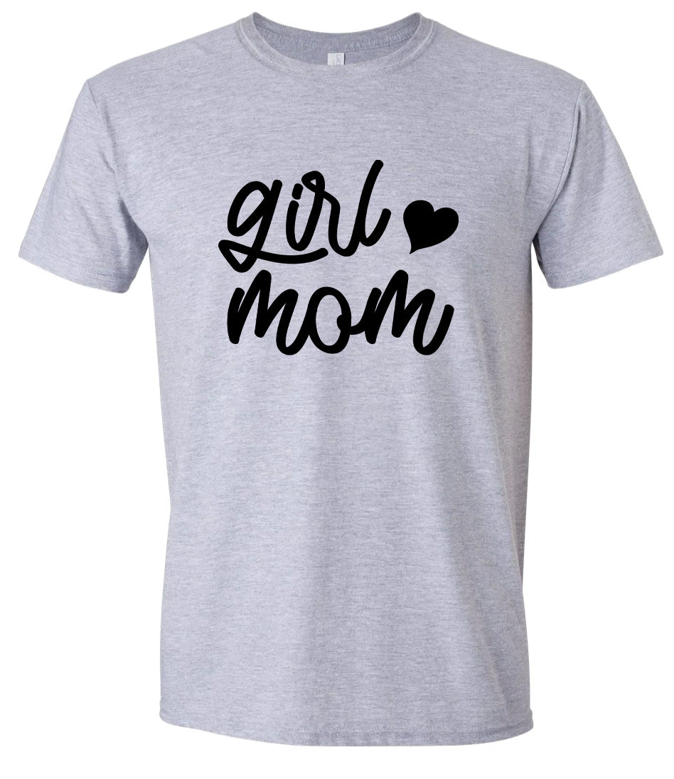 Girl Mom Adult Gildan Soft Shirt