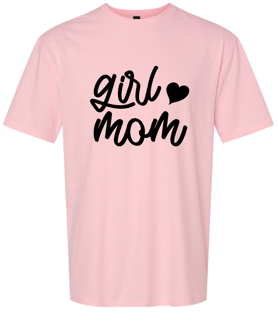 Girl Mom Adult Gildan Soft Shirt