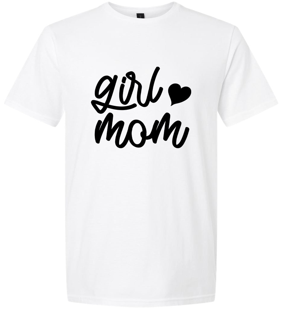 Girl Mom Adult Gildan Soft Shirt