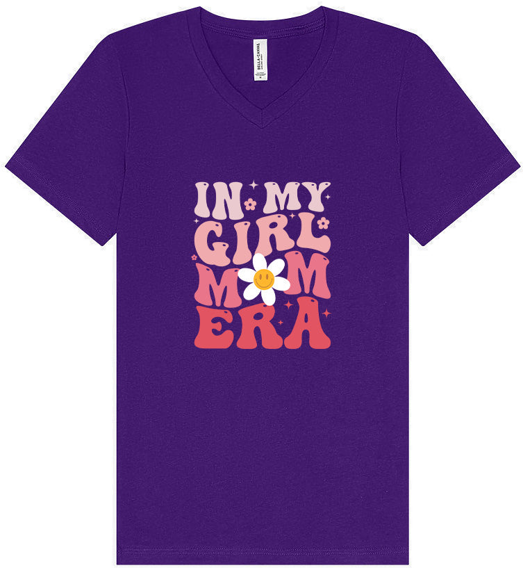 Girl Mom Era Unisex V-Neck Shirt