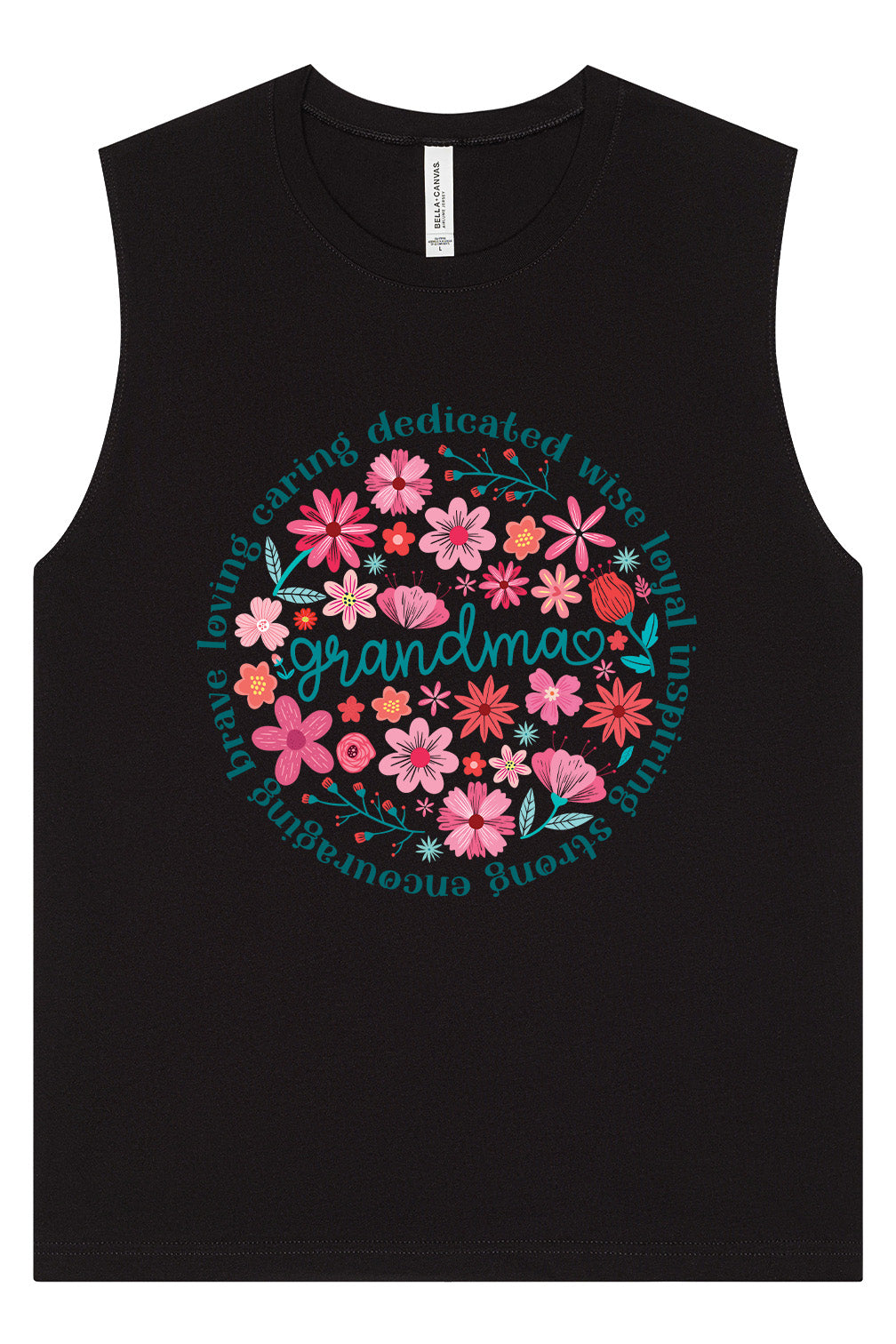 Flowers for Grandma Muscle Tank
