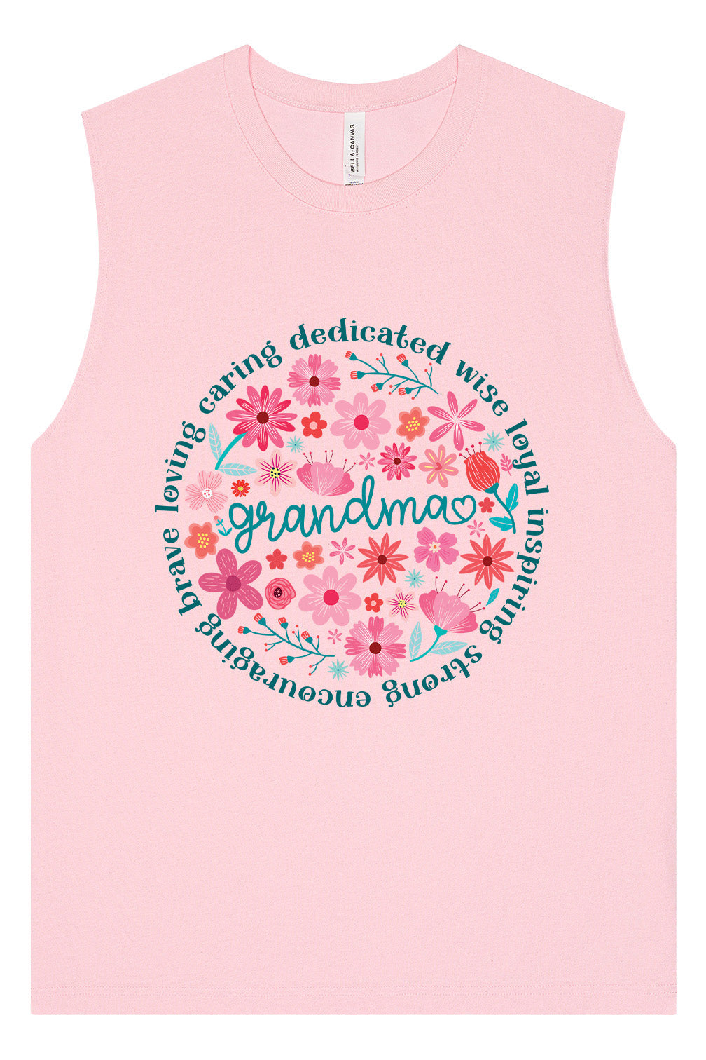 Flowers for Grandma Muscle Tank