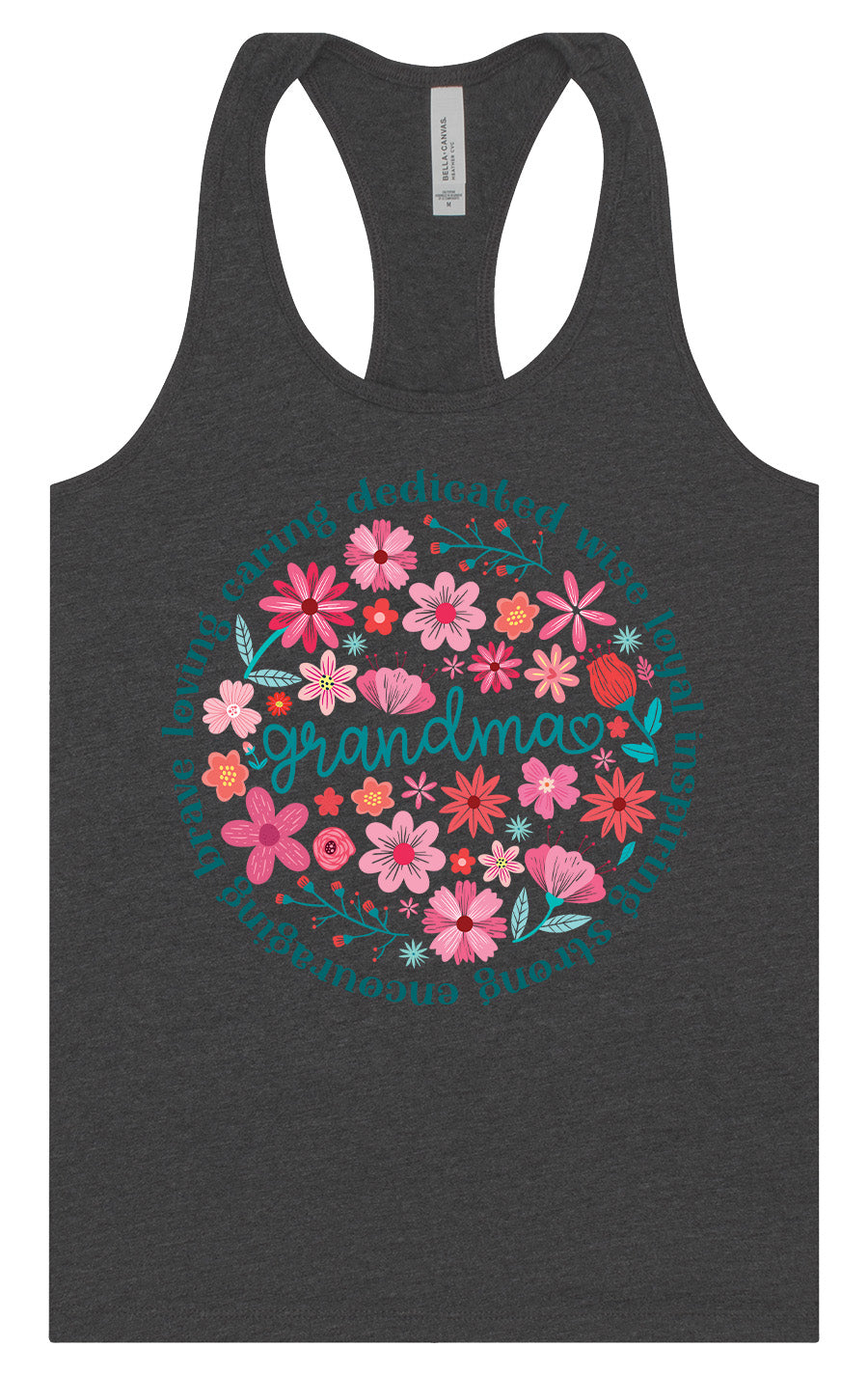 Flowers for Grandma Women's Racerback Tank