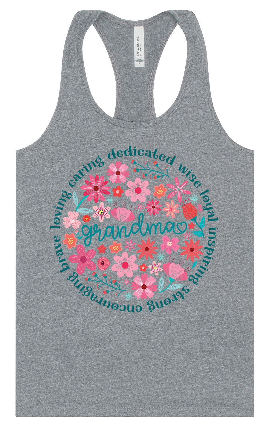 Flowers for Grandma Women's Racerback Tank