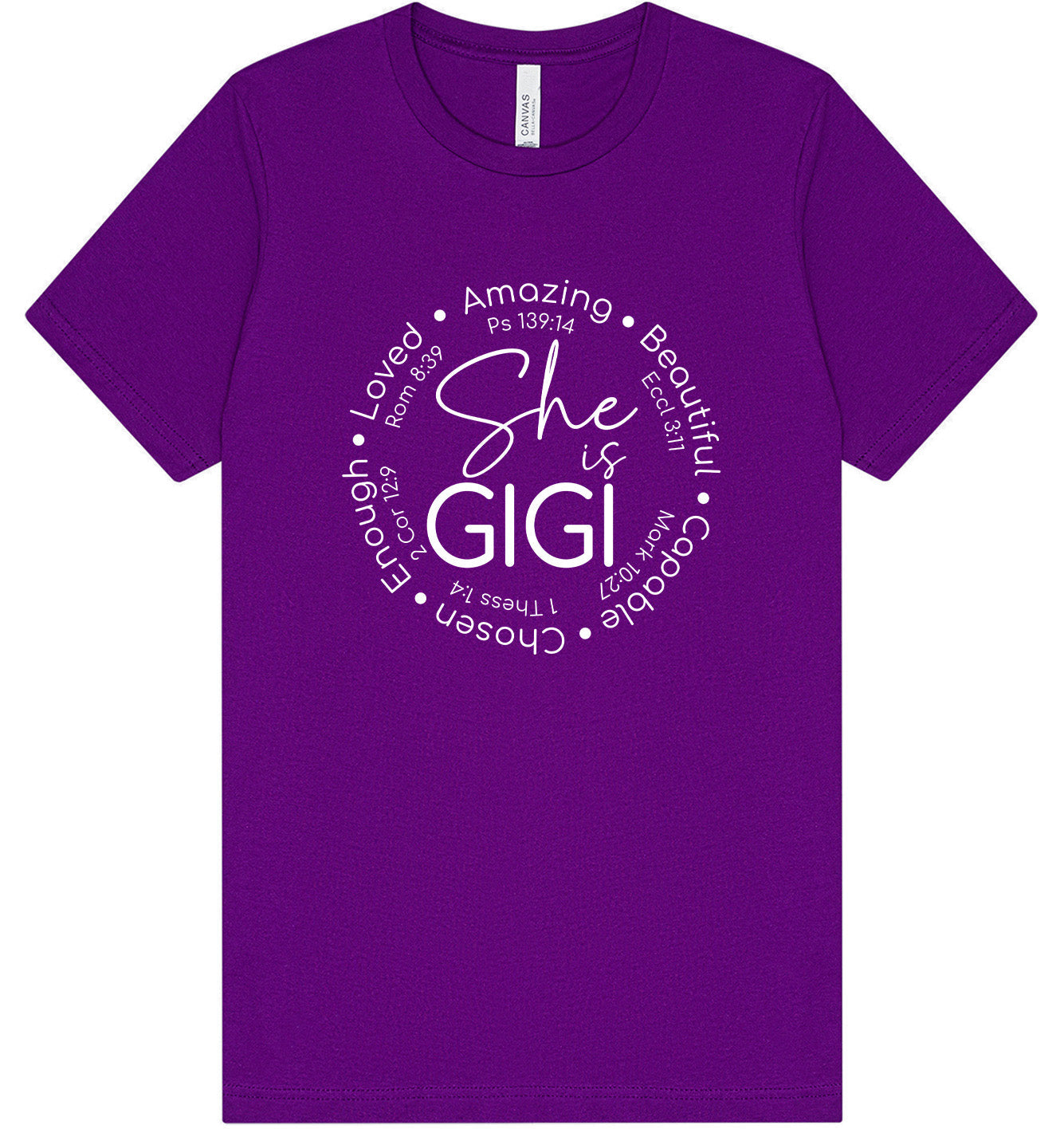 Biblical Gigi Adult Bella Canvas Shirt
